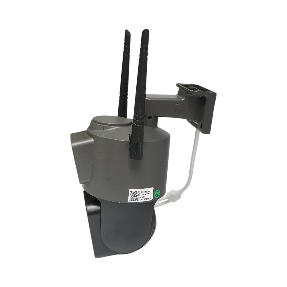 Camera de supraveghere lentila duala WIFI 2.4GHz, P2P 1080P, senzor miscare, detectie umana, night vision, PTZ rotativa 355 grade, aplicatie V380 Pro